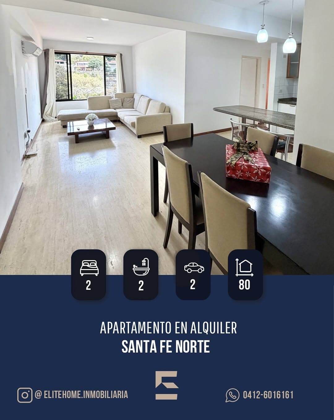 Apartamento 80m² en alquiler, Santa Fe Norte - imagen 1
