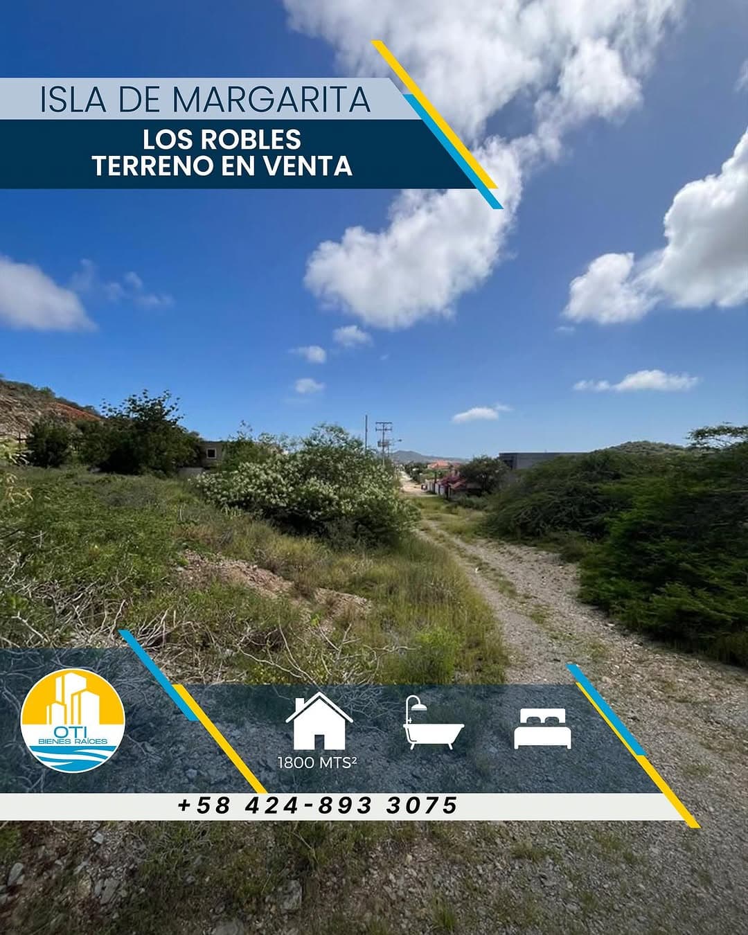 Terreno en venta 1800 m2 Los Robles, Margarita - imagen 1