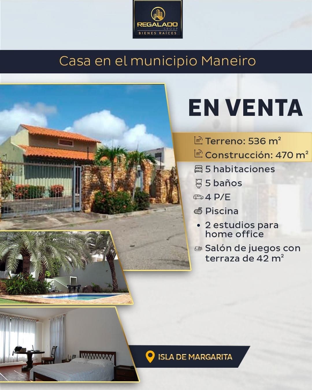 Casa 5 hab en Maneiro, Isla de Margarita - imagen 1
