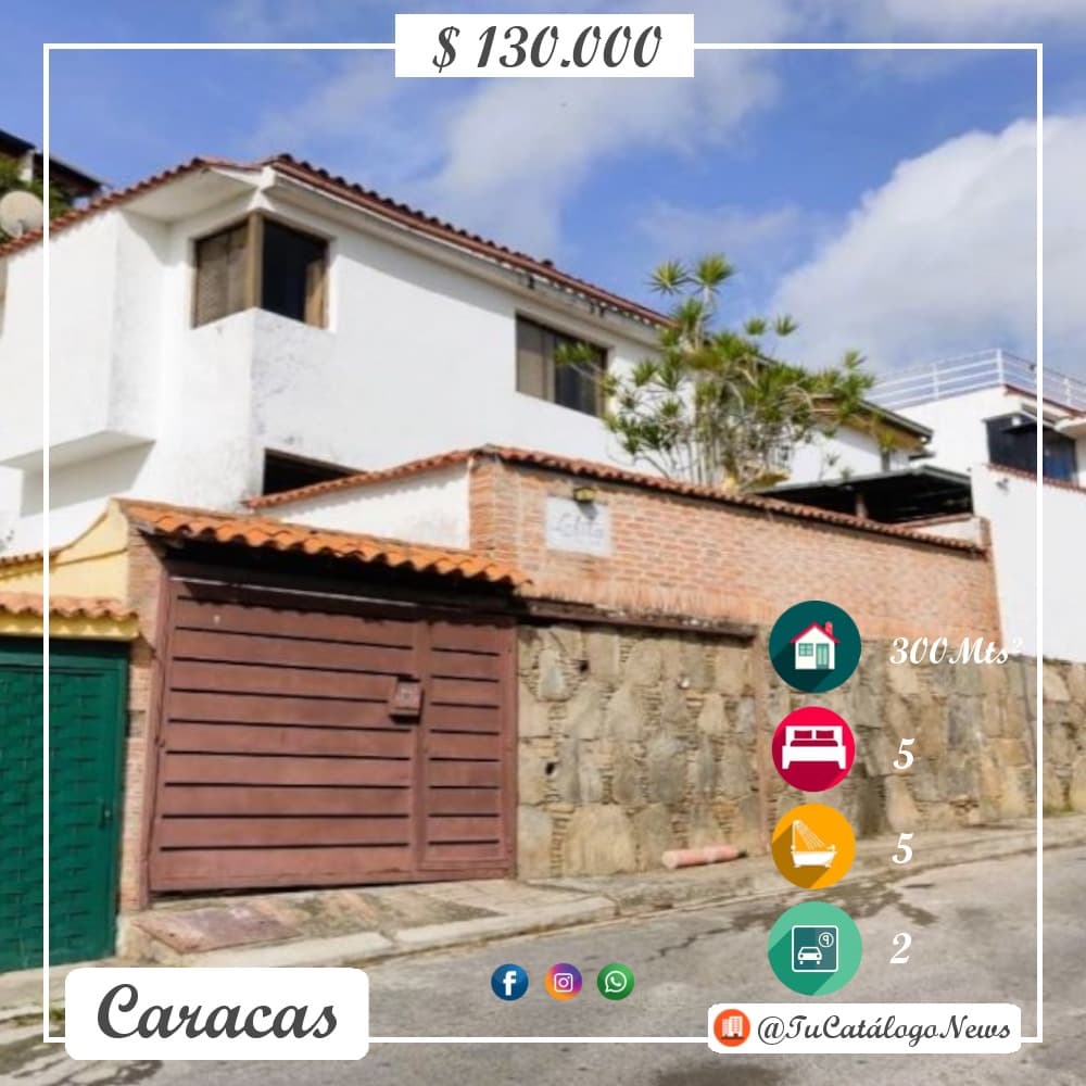 Quinta en venta Alto Prado, Caracas - 5 hab, 300 m² - imagen 1